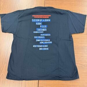 K-Rock Dysfunctional Family Picnic 2002 Shirt SOAD Korn Incubus Y2K Band Concert